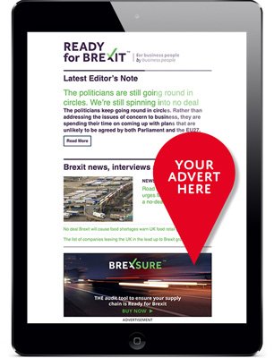 Ready for Brexit email newsletter advertising